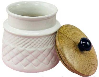 Classydesigners Ceramic Tea Coffee & Sugar Container  - 400 ml