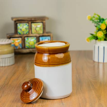CERAMICTown Ceramic Pickle Jar  - 1000 ml