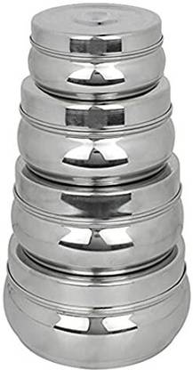 Masox Store Steel Fridge Container  - 250 ml, 350 ml, 500 ml, 750 ml