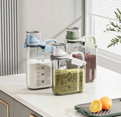 KHISKOLI BRAND Plastic Grocery Container - 1600 ml