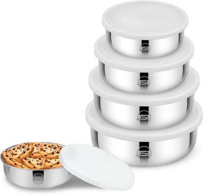 JSI Stainless Steel Fridge Container  - 200 ml, 300 ml, 500 ml, 800 ml, 1100 ml