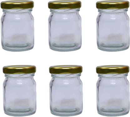 spill light Glass Honey Jar  - 50 ml
