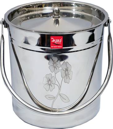 bartancart Stainless Steel Utility Container  - 7500 ml, 8500 ml, 9500 ml, 11000 ml