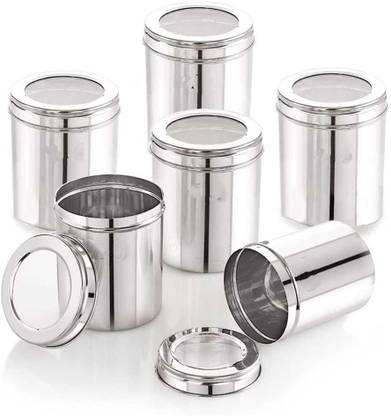 VISAXMI Steel Grocery Container  - 1000 ml