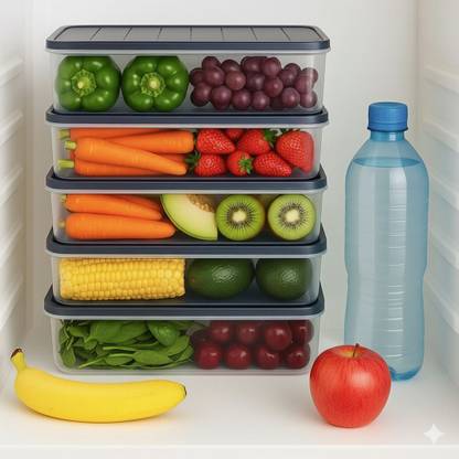 Ruthnitha Plastic Fridge Container - 1200 ml