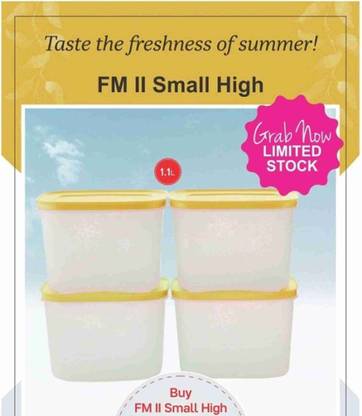 TUPPERWARE Polypropylene Fridge Container  - 1100 ml