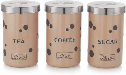 AMEEDARSHAN Plastic Tea Coffee & Sugar Container  - 900 ml