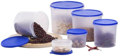 VARMORA Plastic Grocery Container  - 500 ml, 750 ml, 1700 ml, 2500 ml, 3700 ml, 5300 ml