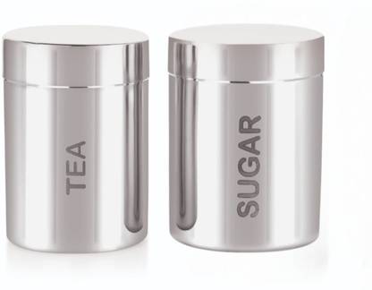 STEEPLE Silver Tea Coffee & Sugar Container  - 700 ml