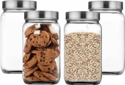 Optiq Glass Pickle Jar  - 1000 ml