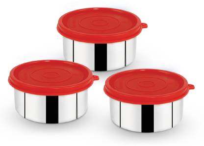Trueware Steel Utility Container  - 300 ml, 300 ml, 300 ml
