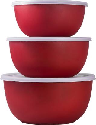 BOWLMAN Stainless Steel, Plastic Fridge Container  - 3000 ml