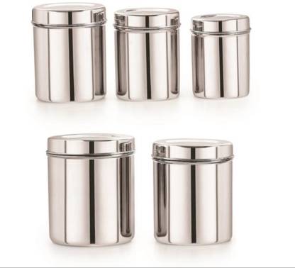 Rex Steel Grocery Container  - 500 ml, 750 ml, 1200 ml, 1750 ml, 2200 ml