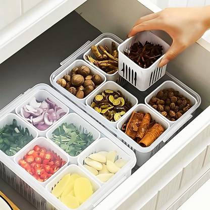 prayati Plastic Grocery Container  - 2200 ml