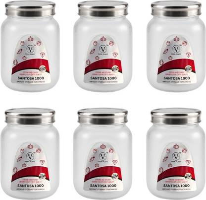 VEER Plastic Tea Coffee & Sugar Container  - 1000 ml