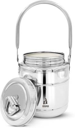 Dhara Stainless Steel Steel Milk Container  - 1100 ml