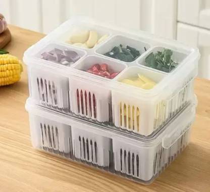 Shiva Ansh Plastic Fridge Container  - 2200 ml