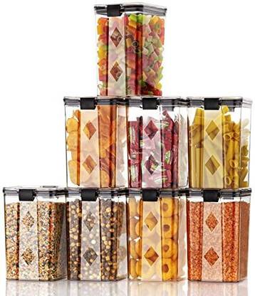 SFSDF Glass Grocery Container  - 1200 ml