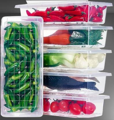 DEW MAT Plastic Fridge Container  - 1500 ml