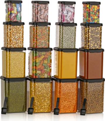 Snowberry Plastic Grocery Container  - 1400 ml, 950 ml, 651 ml, 350 ml