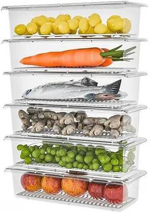 Harmonyinc Plastic Fridge Container  - 1500 ml
