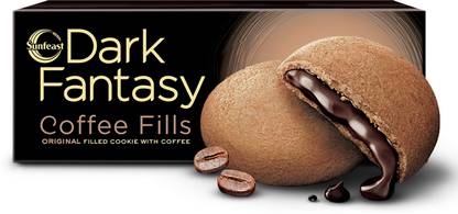 Sunfeast Dark Fantasy Filled,Original Filled Cookie with Coffee Flavour Perfect Snack Cookies Biscuit