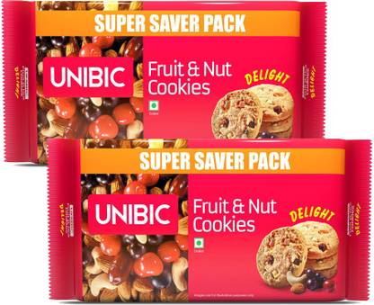 UNIBIC Fruit & Nut Value Pack Cookies Biscuit