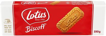 Lotus Biscoff Original Caramelised Biscuits, The Original Speculoos (IMPORTED) (250 G) Plain Biscuit