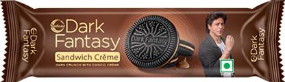 Sunfeast Dark Fantasy Cr�me, Made With Real Chocolate Cream Filled Biscuit