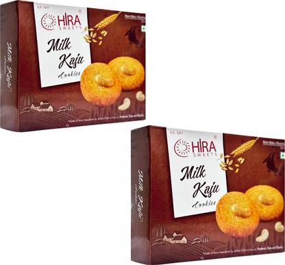 Hira Sweets Milk Kaju Cookies | Rich in Taste and Nutrition | Healthy Cookies Biscuits Cookies Biscuit