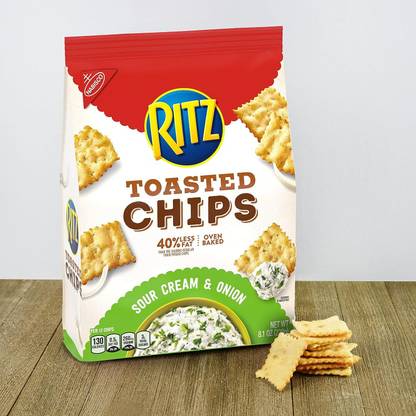 Ritz Global Sour Cream and Onion Toasted Chips Delicious Cracker