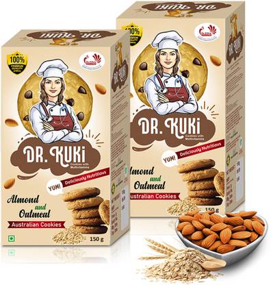 Dr.Ethix Dr. Kuki Almond & Oatmeal Multivitamin Cookies Biscuit