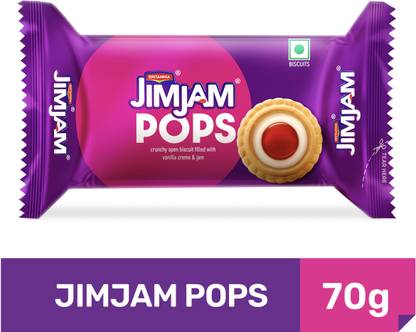 BRITANNIA Jim Jam Pops Jam Biscuit