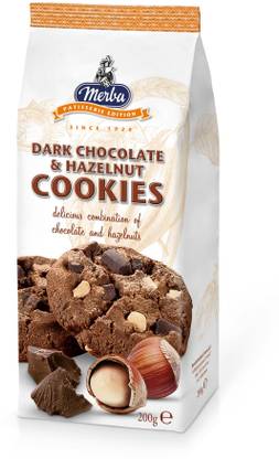 Merba |Patisserie Dark Chocolate and Hazelnut Cookies| Cookies Biscuit