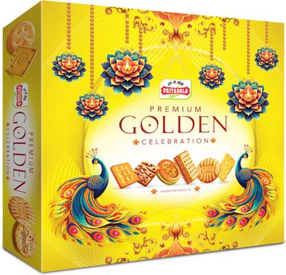 Priyagold Golden Celebration Biscuits Assorted Biscuit