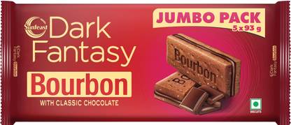 Sunfeast Dark Fantasy Dark Fantasy Bourbon Cream Filled Biscuit
