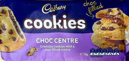 Cadbury Cookies Choc Centre ( Cruncchy cookies With a Choc Filled Centre ) Cookies Biscuit