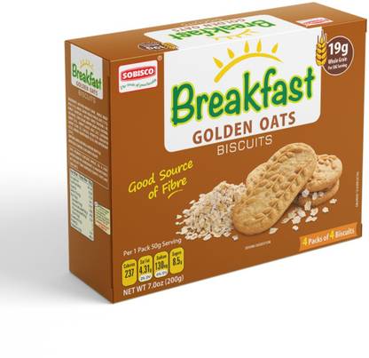 SOBISCO Breakfast Golden Oats Biscuits Good Source of Fiber Cookies Biscuit