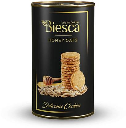 Biesca Natural Honey Oats Cookies , Premium Handmade Biscuit Cookies Biscuit