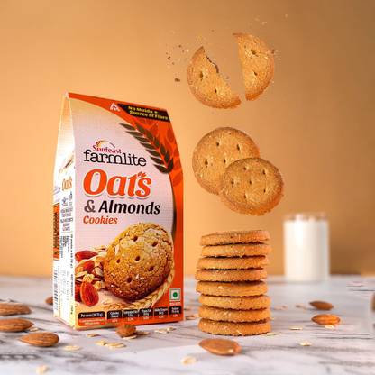 Sunfeast Farmlite Oats with Almonds Biscuits Digestive Biscuit
