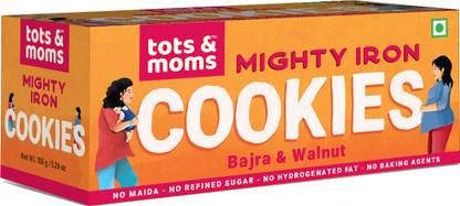 TOTS AND MOMS Healthy & Nutritional Mighty Iron Cookies for Moms | Multi Grain Biscuit