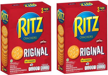 Ritz Original Salty Cracker Rich Buttery Flavour Perfect Pairing, Topping or Enjoying Cracker