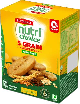 BRITANNIA NutriChoice 5 Grain Multigrain Biscuits Digestive