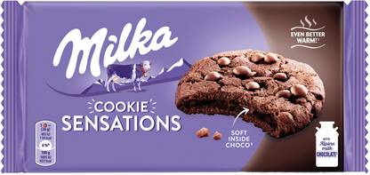 milka Cookies Sensation Soft Inside With Alpine Milk Chocolate Chip Cookie Cookies Biscuit