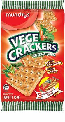 Munchy's Vege Crackers 300g Biscotti Biscuit
