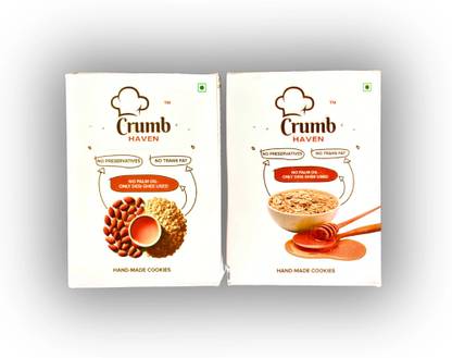 Crumb Haven Cookies- Pack of 2_Almond + Honey Cookies Biscuit
