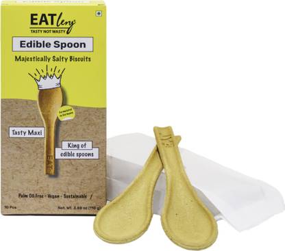 EATlery Edible Spoon (Salty Biscuit) Cookies Biscuit