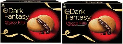 Sunfeast Dark Fantasy Choco Fills, Cream Filled Biscuit