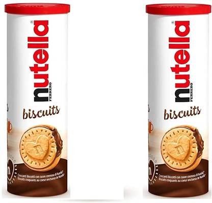 nutella Biscuits Tube With Hazelnut Chocolate Cream Filled Biscuit