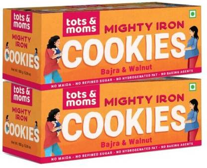 TOTS AND MOMS Healthy & Nutritional Mighty Iron Cookies for Moms | Multi Grain Biscuit